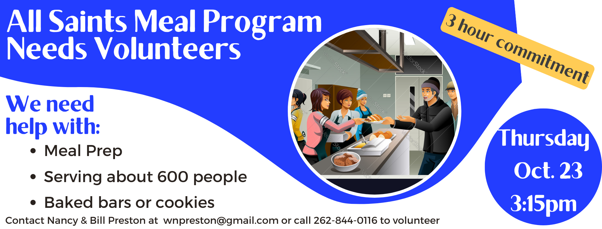 All BAN Saints Meal Program Needs Volunteers (2)