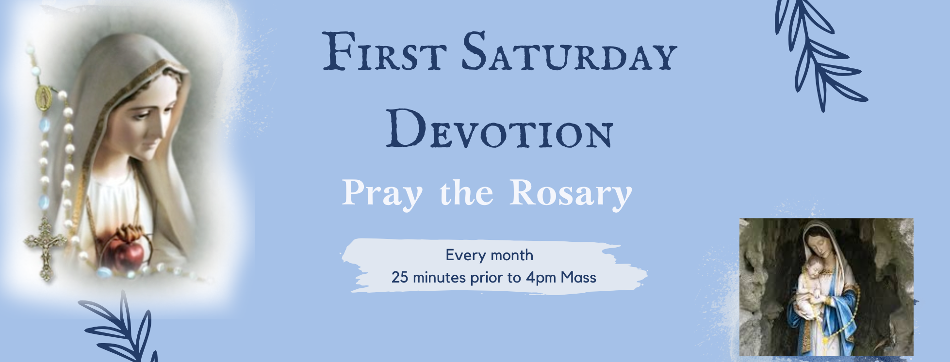 First Saturday Rosary (1958 x 747 px)