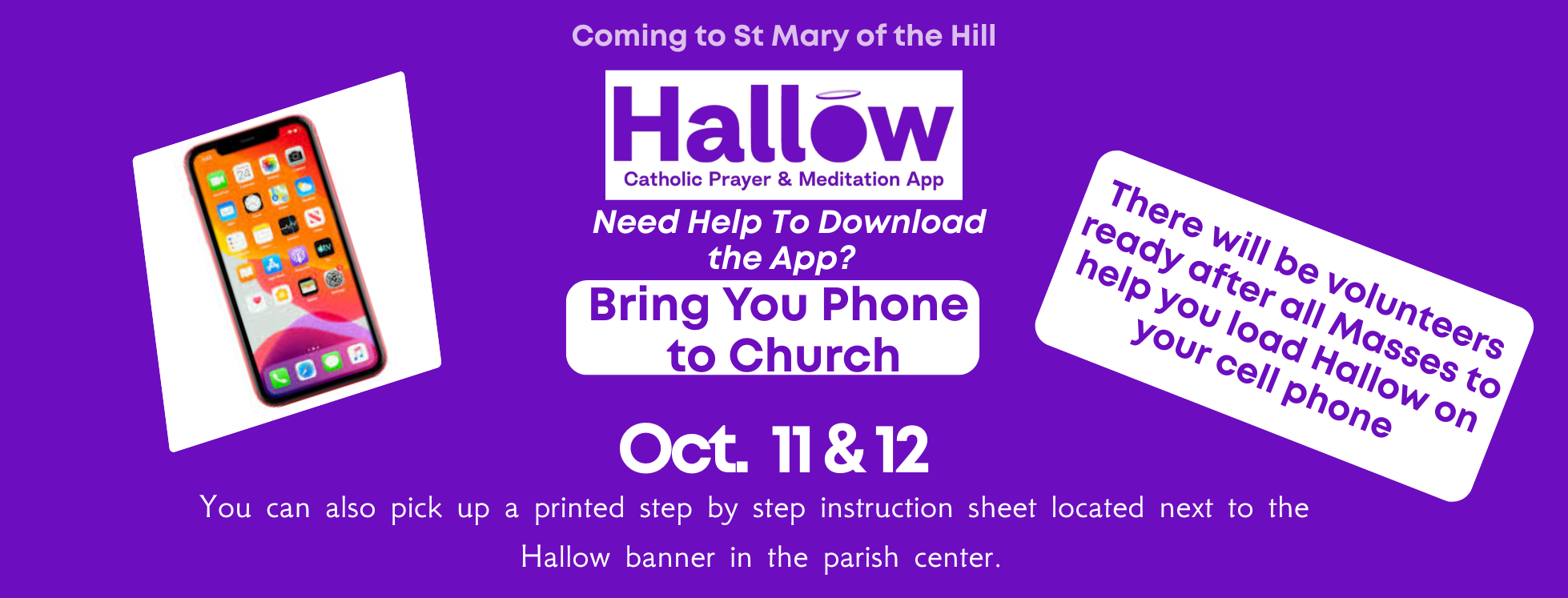 Bring Your Phone to Mass (1958 x 747 px)