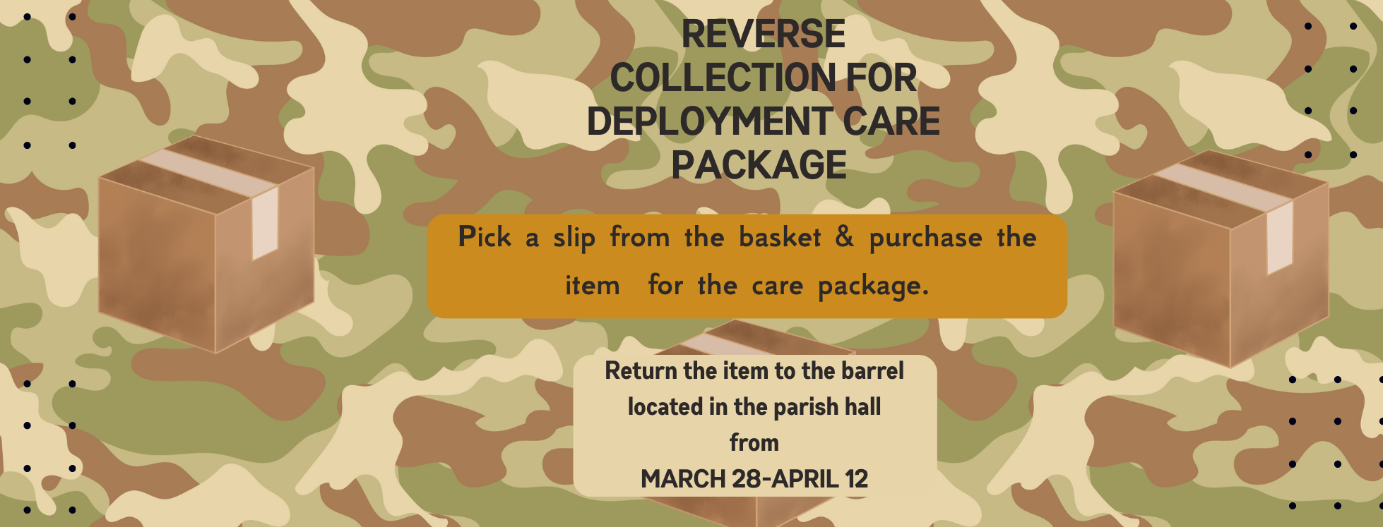 BAN Care Package Reverse Collection