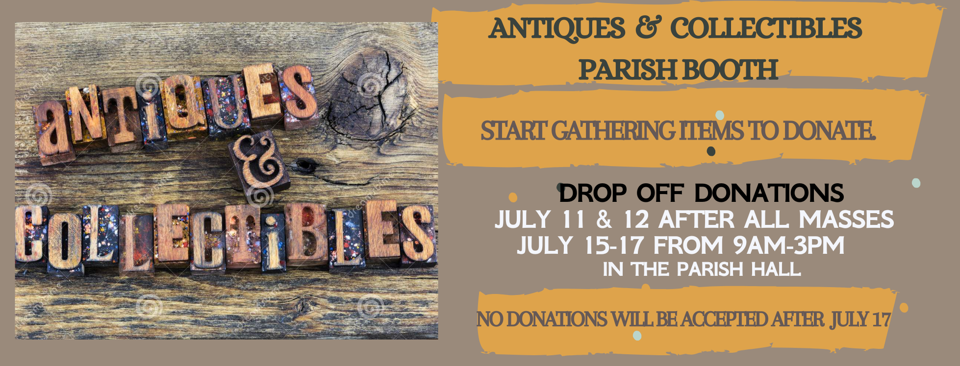 AntiqueCollectables Volunteer Needed